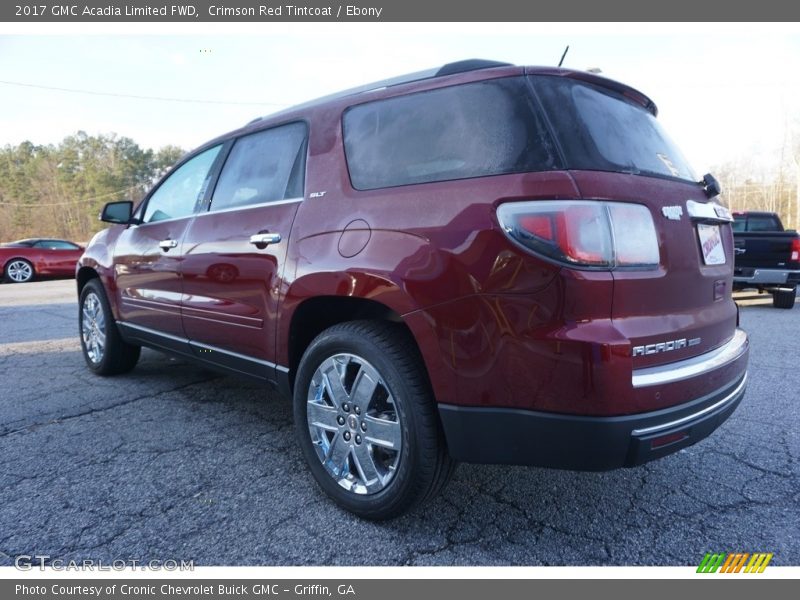 Crimson Red Tintcoat / Ebony 2017 GMC Acadia Limited FWD