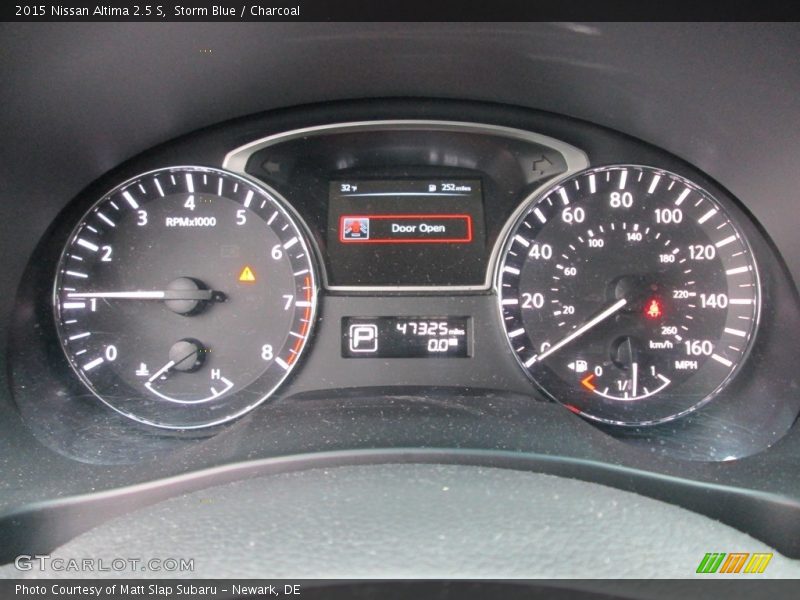 Storm Blue / Charcoal 2015 Nissan Altima 2.5 S