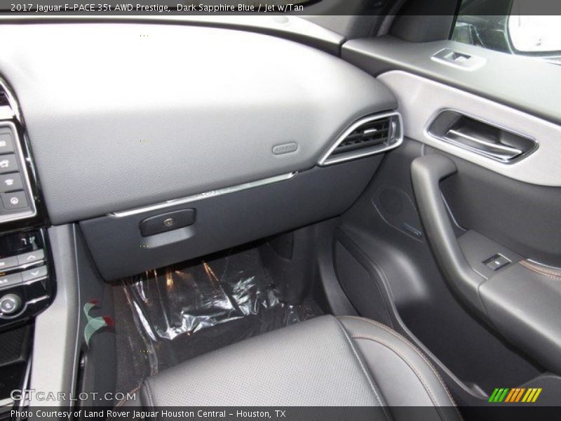 Dark Sapphire Blue / Jet w/Tan 2017 Jaguar F-PACE 35t AWD Prestige