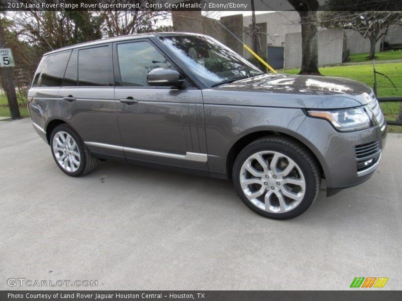 Corris Grey Metallic / Ebony/Ebony 2017 Land Rover Range Rover Supercharged