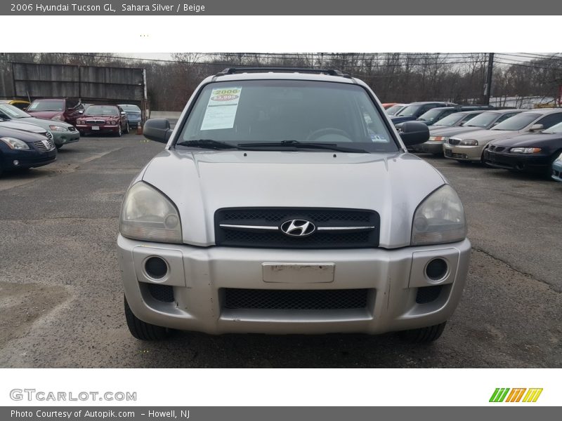 Sahara Silver / Beige 2006 Hyundai Tucson GL