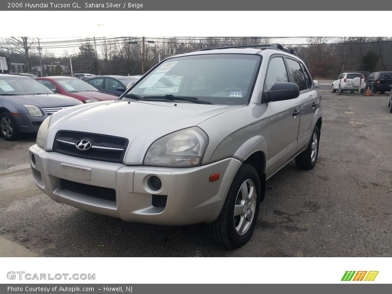 Sahara Silver / Beige 2006 Hyundai Tucson GL