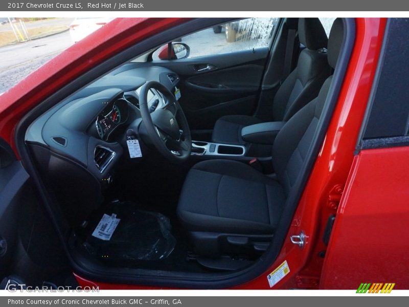 Red Hot / Jet Black 2017 Chevrolet Cruze LS