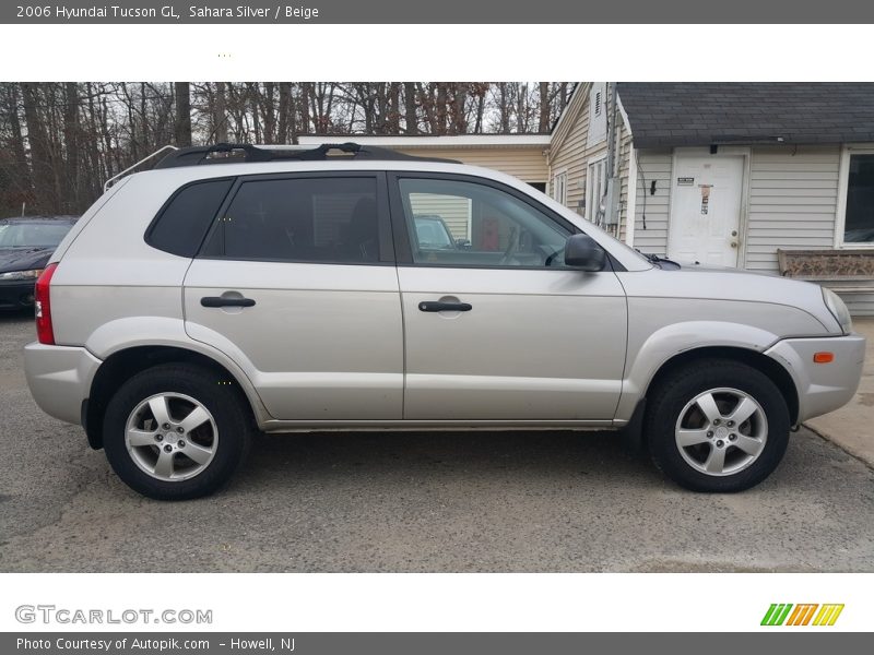 Sahara Silver / Beige 2006 Hyundai Tucson GL