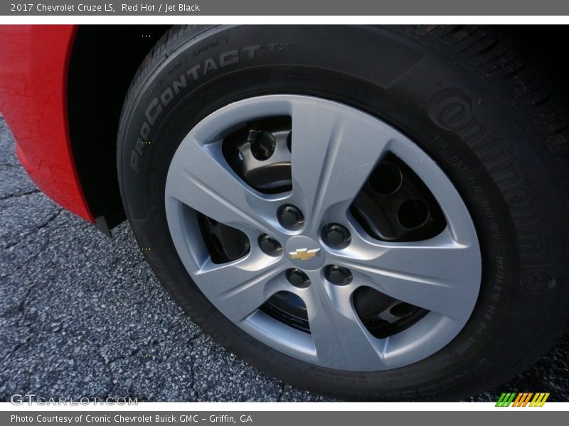 Red Hot / Jet Black 2017 Chevrolet Cruze LS