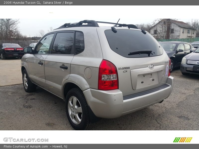 Sahara Silver / Beige 2006 Hyundai Tucson GL