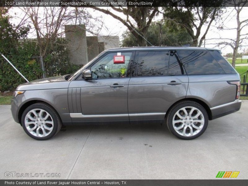 Corris Grey Metallic / Ebony/Ebony 2017 Land Rover Range Rover Supercharged