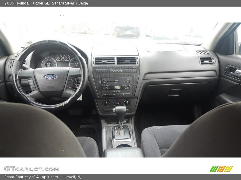 Sahara Silver / Beige 2006 Hyundai Tucson GL