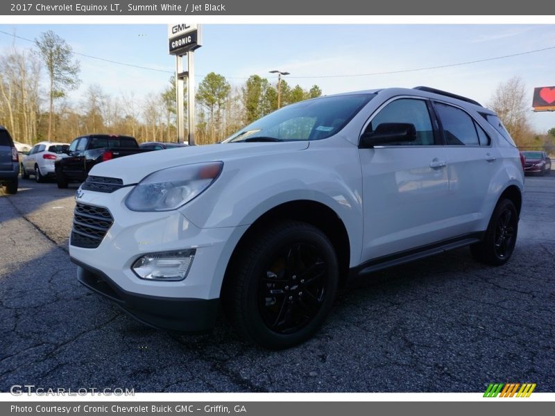 Summit White / Jet Black 2017 Chevrolet Equinox LT