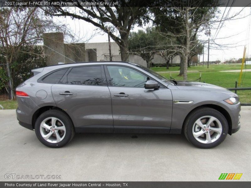 Ammonite Grey / Jet 2017 Jaguar F-PACE 35t AWD Premium