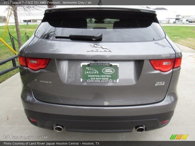 Ammonite Grey / Jet 2017 Jaguar F-PACE 35t AWD Premium