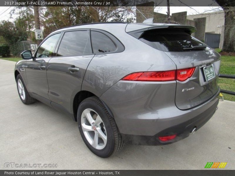 Ammonite Grey / Jet 2017 Jaguar F-PACE 35t AWD Premium