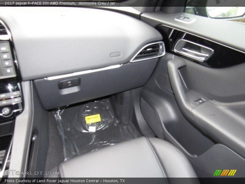 Ammonite Grey / Jet 2017 Jaguar F-PACE 35t AWD Premium