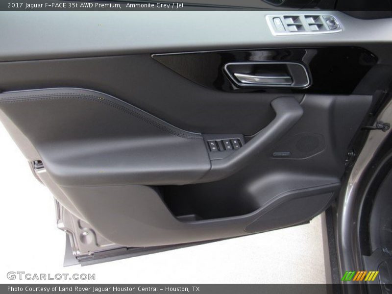 Ammonite Grey / Jet 2017 Jaguar F-PACE 35t AWD Premium