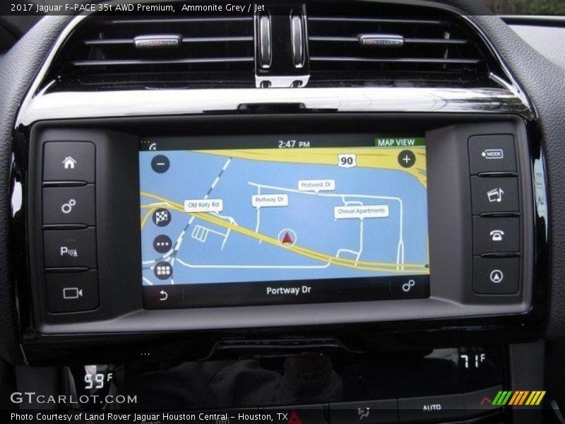 Ammonite Grey / Jet 2017 Jaguar F-PACE 35t AWD Premium