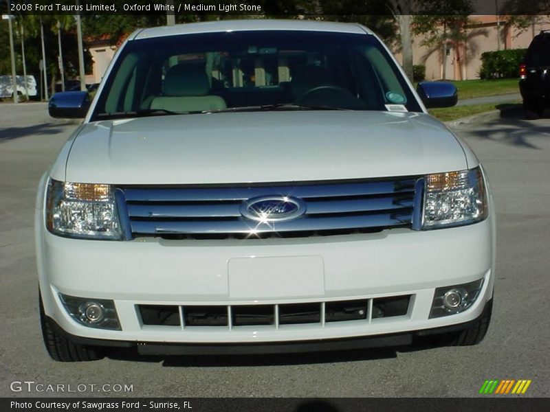 Oxford White / Medium Light Stone 2008 Ford Taurus Limited