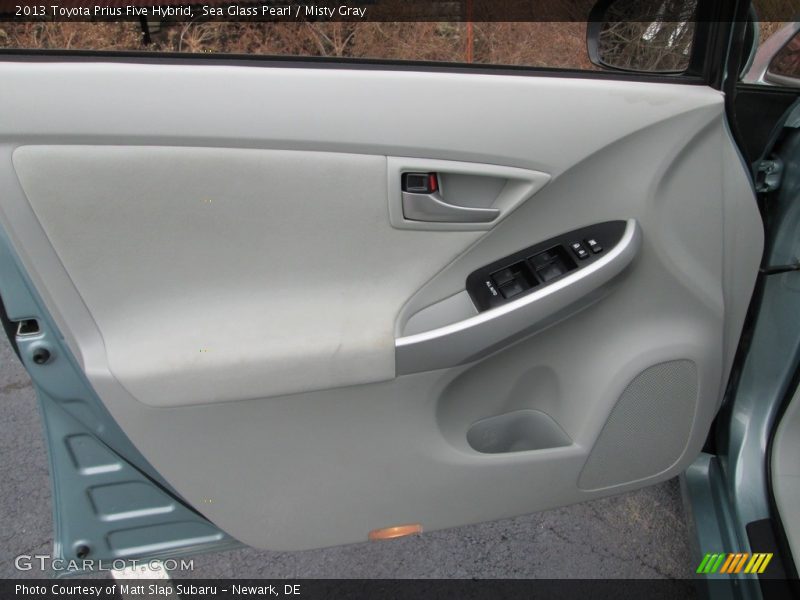 Sea Glass Pearl / Misty Gray 2013 Toyota Prius Five Hybrid