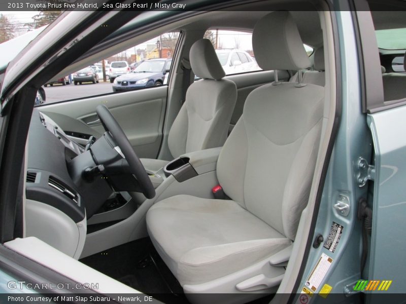 Sea Glass Pearl / Misty Gray 2013 Toyota Prius Five Hybrid