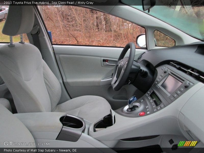Sea Glass Pearl / Misty Gray 2013 Toyota Prius Five Hybrid