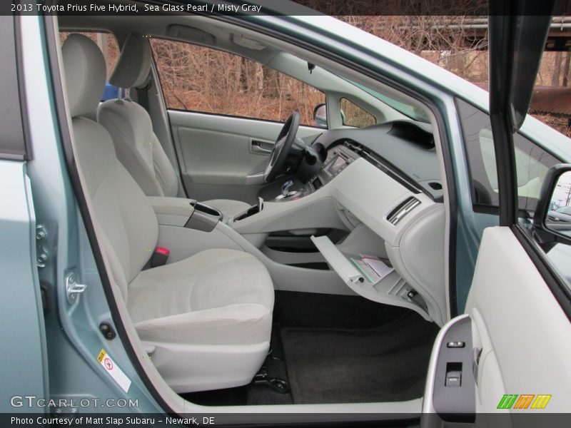 Sea Glass Pearl / Misty Gray 2013 Toyota Prius Five Hybrid