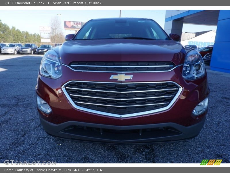 Siren Red Tintcoat / Jet Black 2017 Chevrolet Equinox LT