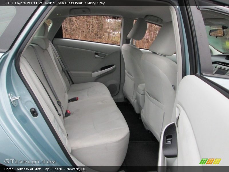 Sea Glass Pearl / Misty Gray 2013 Toyota Prius Five Hybrid