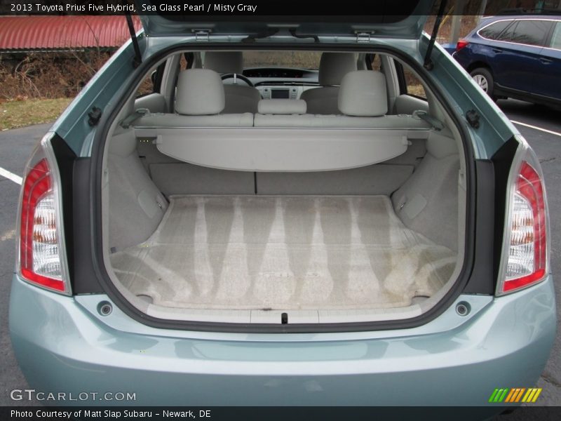 Sea Glass Pearl / Misty Gray 2013 Toyota Prius Five Hybrid