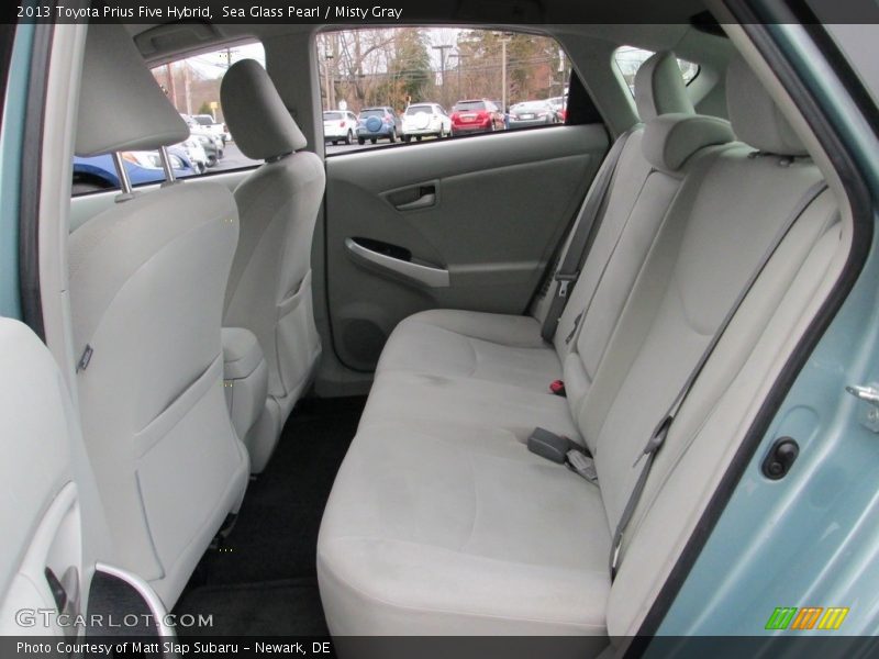 Sea Glass Pearl / Misty Gray 2013 Toyota Prius Five Hybrid