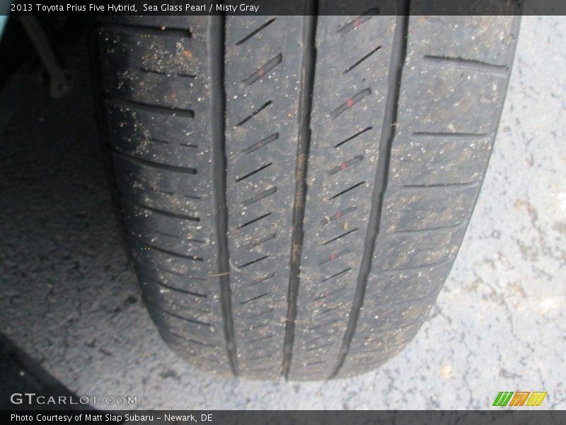 Sea Glass Pearl / Misty Gray 2013 Toyota Prius Five Hybrid