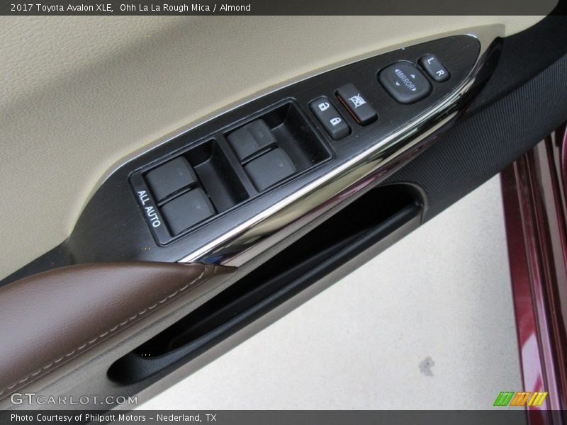 Controls of 2017 Avalon XLE