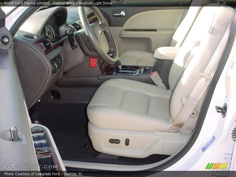 Oxford White / Medium Light Stone 2008 Ford Taurus Limited
