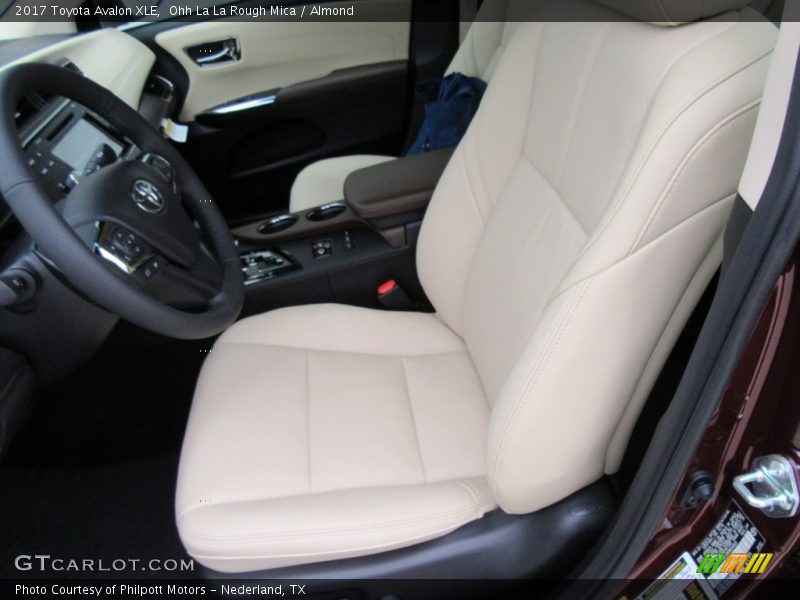 Front Seat of 2017 Avalon XLE