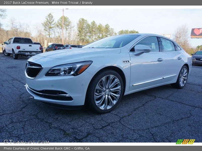 White Frost Tricoat / Brandy 2017 Buick LaCrosse Premium