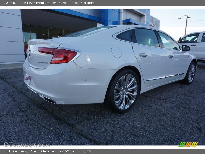 White Frost Tricoat / Brandy 2017 Buick LaCrosse Premium