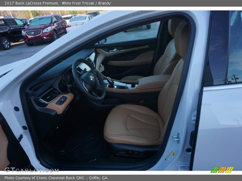 White Frost Tricoat / Brandy 2017 Buick LaCrosse Premium