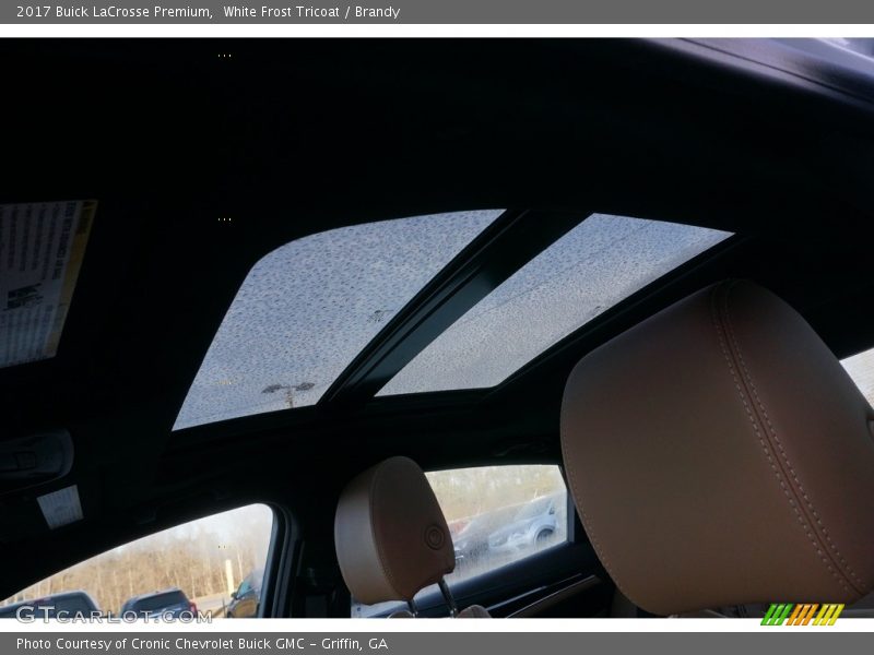 White Frost Tricoat / Brandy 2017 Buick LaCrosse Premium