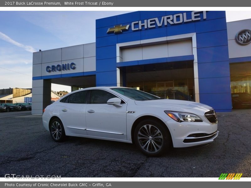White Frost Tricoat / Ebony 2017 Buick LaCrosse Premium