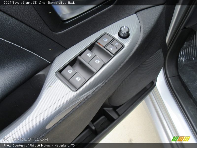 Controls of 2017 Sienna SE