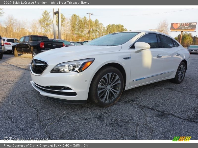 White Frost Tricoat / Ebony 2017 Buick LaCrosse Premium
