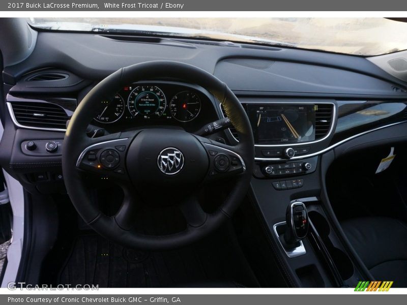 White Frost Tricoat / Ebony 2017 Buick LaCrosse Premium