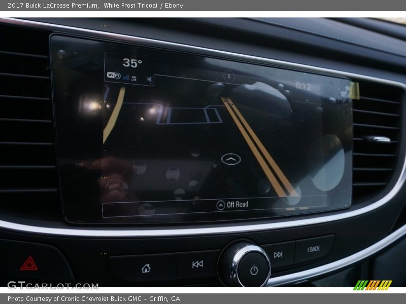 White Frost Tricoat / Ebony 2017 Buick LaCrosse Premium