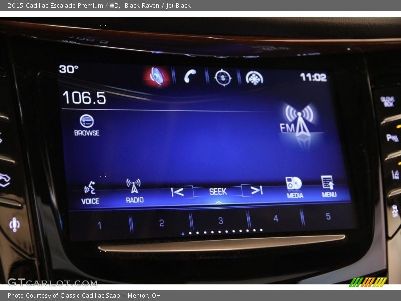 Black Raven / Jet Black 2015 Cadillac Escalade Premium 4WD