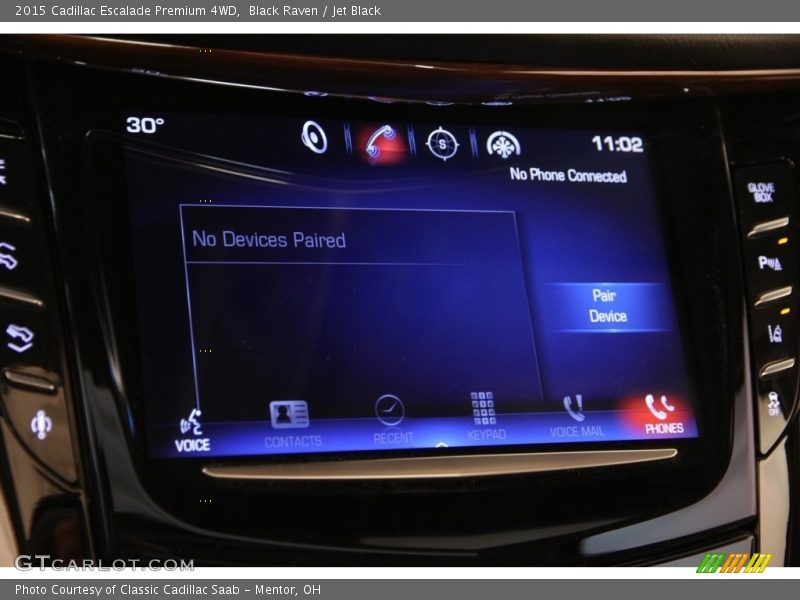 Black Raven / Jet Black 2015 Cadillac Escalade Premium 4WD