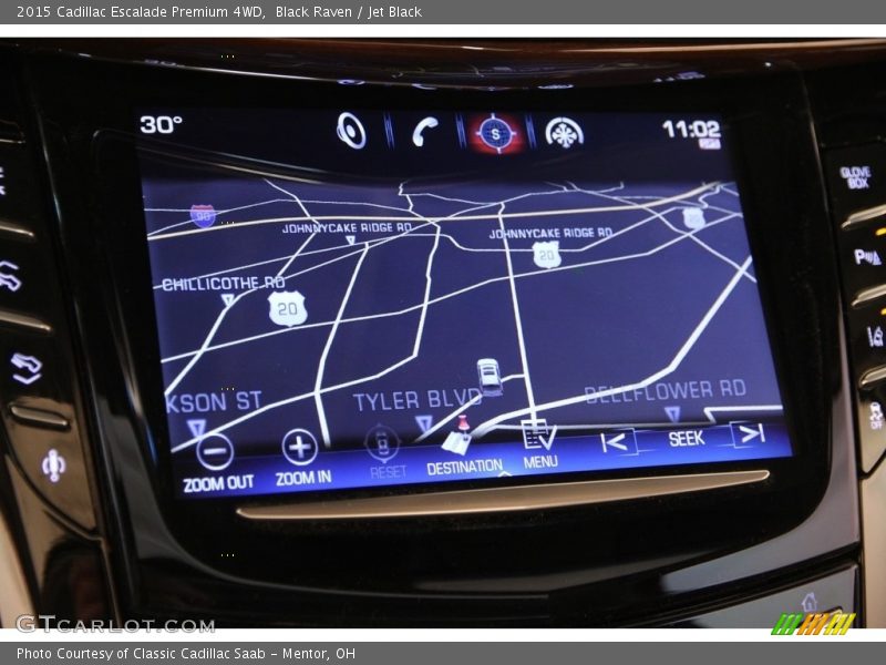 Black Raven / Jet Black 2015 Cadillac Escalade Premium 4WD