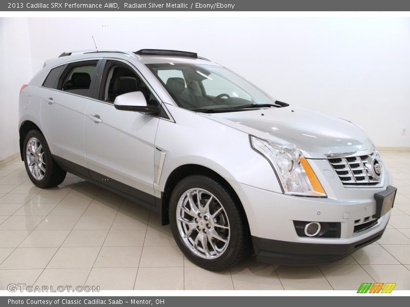 Radiant Silver Metallic / Ebony/Ebony 2013 Cadillac SRX Performance AWD