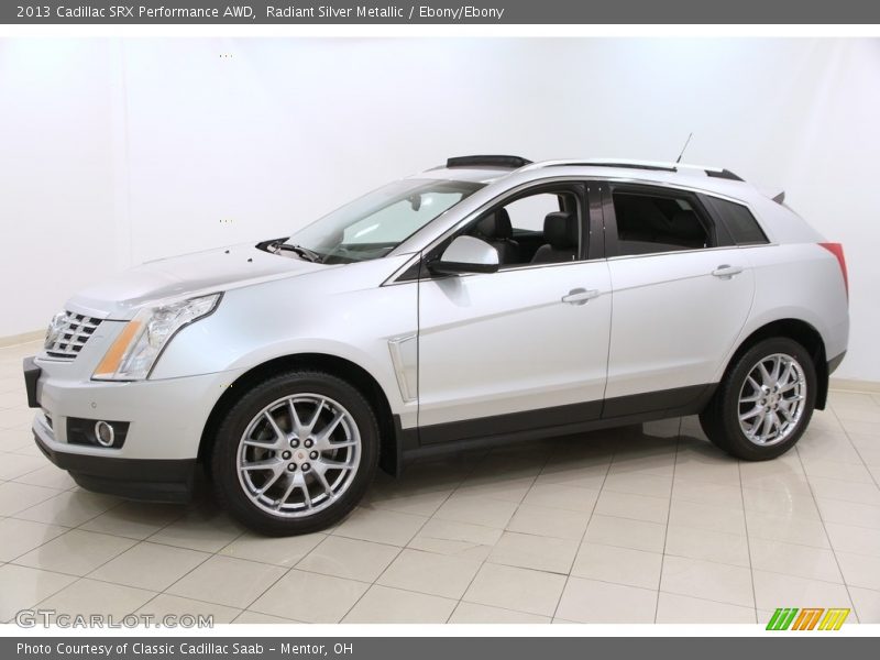 Radiant Silver Metallic / Ebony/Ebony 2013 Cadillac SRX Performance AWD