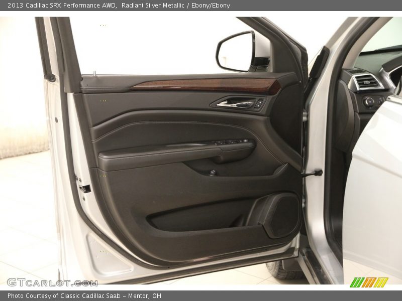 Radiant Silver Metallic / Ebony/Ebony 2013 Cadillac SRX Performance AWD