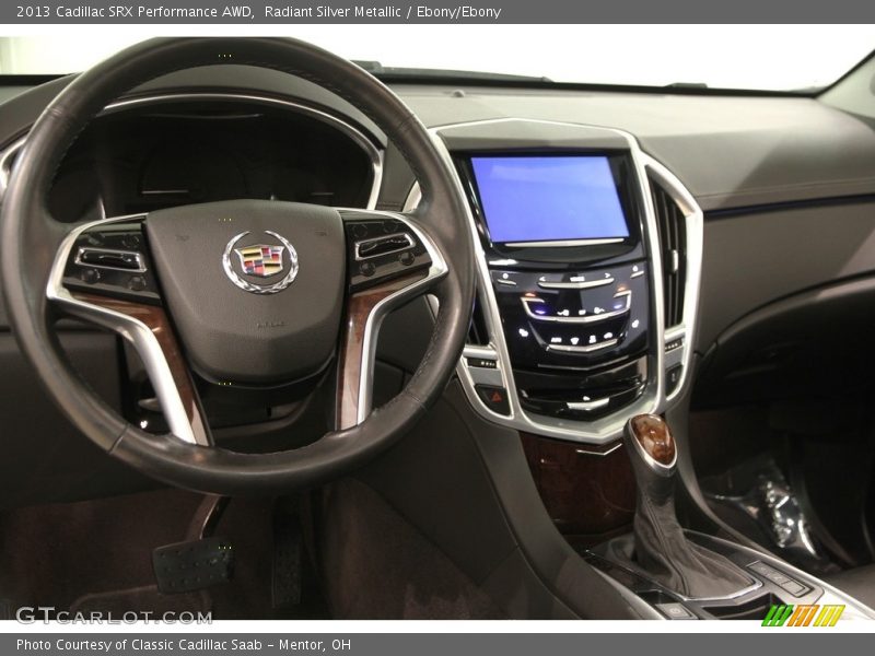 Radiant Silver Metallic / Ebony/Ebony 2013 Cadillac SRX Performance AWD