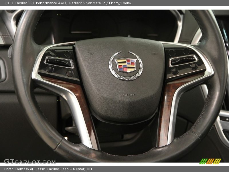 Radiant Silver Metallic / Ebony/Ebony 2013 Cadillac SRX Performance AWD