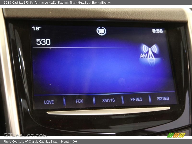 Radiant Silver Metallic / Ebony/Ebony 2013 Cadillac SRX Performance AWD